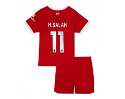 Liverpool Mohamed Salah #11 Replica Home Stadium Kit for Kids 2023-24 Short Sleeve (+ pants)